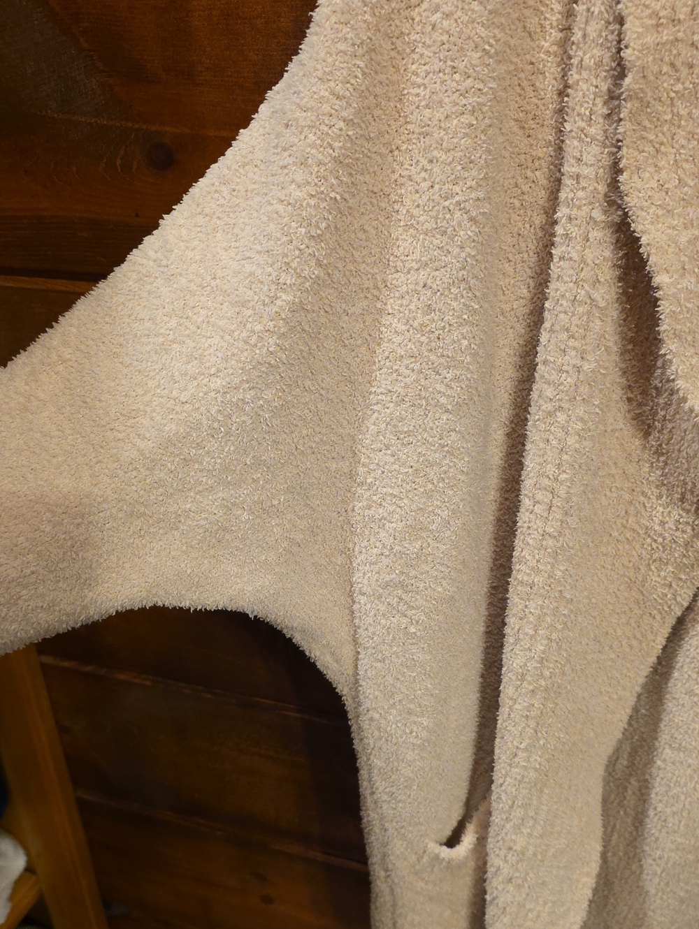 Cupcakes And Cashmere CozyChic Shawl Collar Cardigan - Cream - Picture 3 of 5